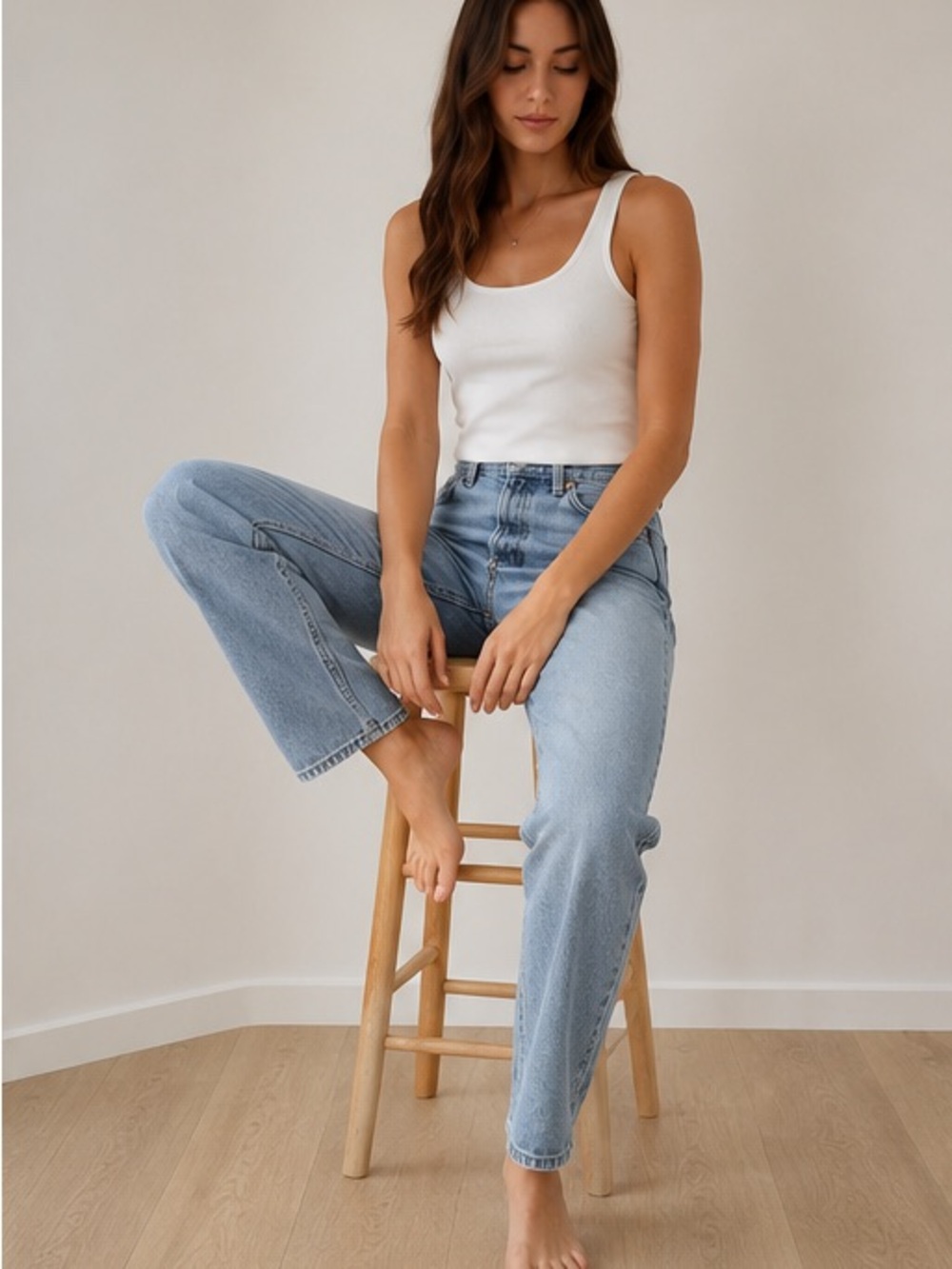 Levi’s 501 - 1993 Classic High-Rise Straight Leg Jeans - Light Blue- vintage - Picture 3 of 16